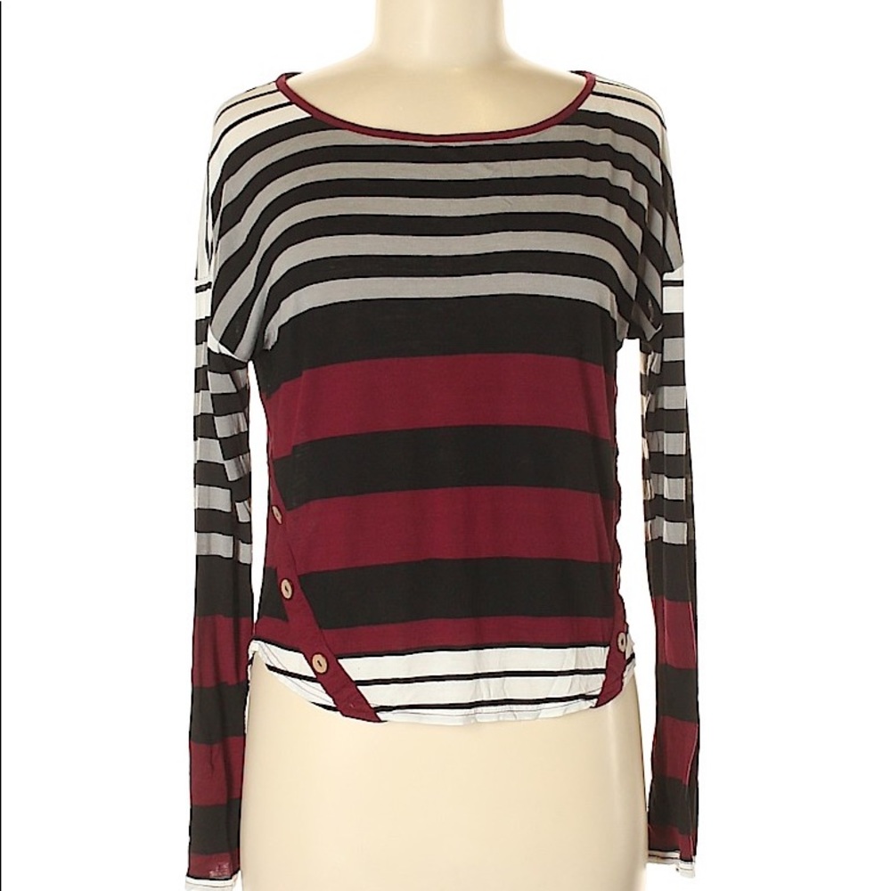 Blu Pepper Long Sleeve Striped Shirt